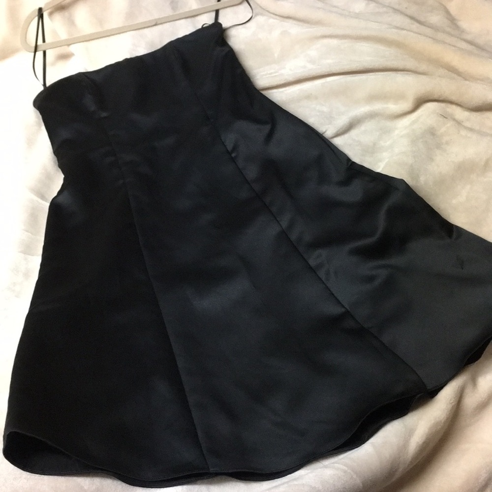 Black Satin Dress